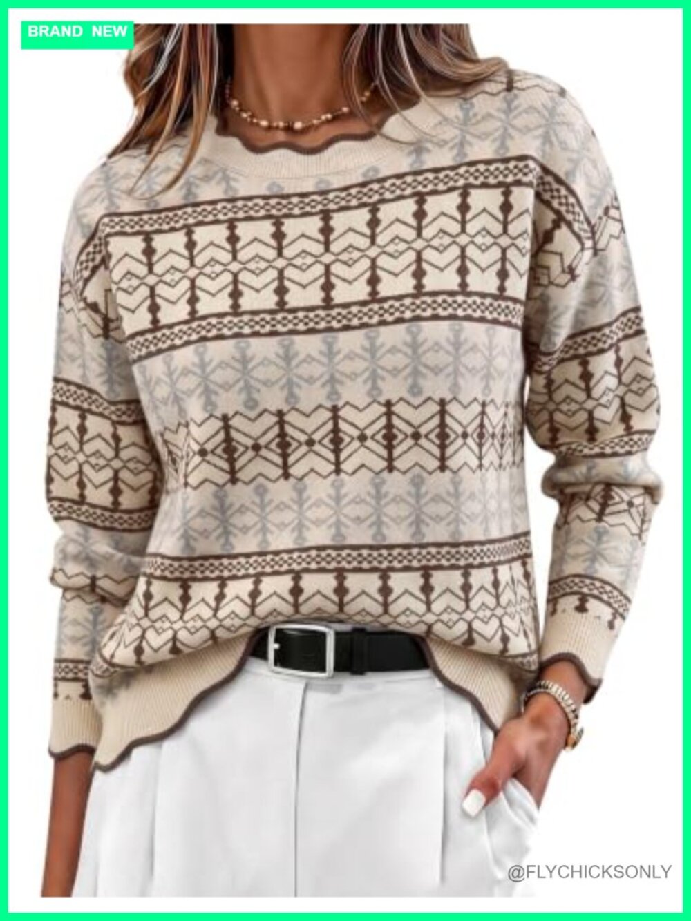 Zeagoo Women's Loose Fit Knit Pullover Sweater Long Sleeve Crew Neck Fall Winter